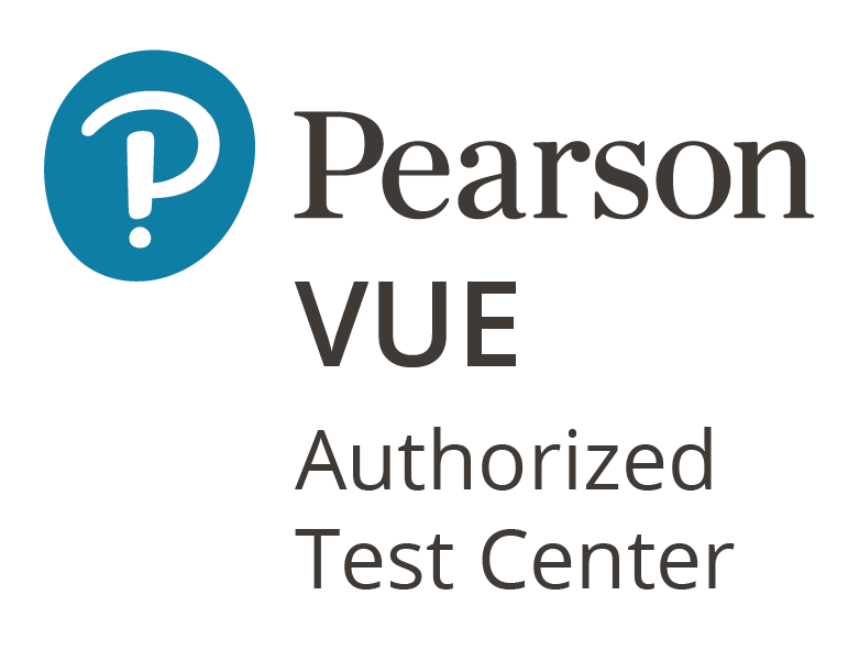 Logo und Kennzeichnung als Pearson VUE Authorized Test Center